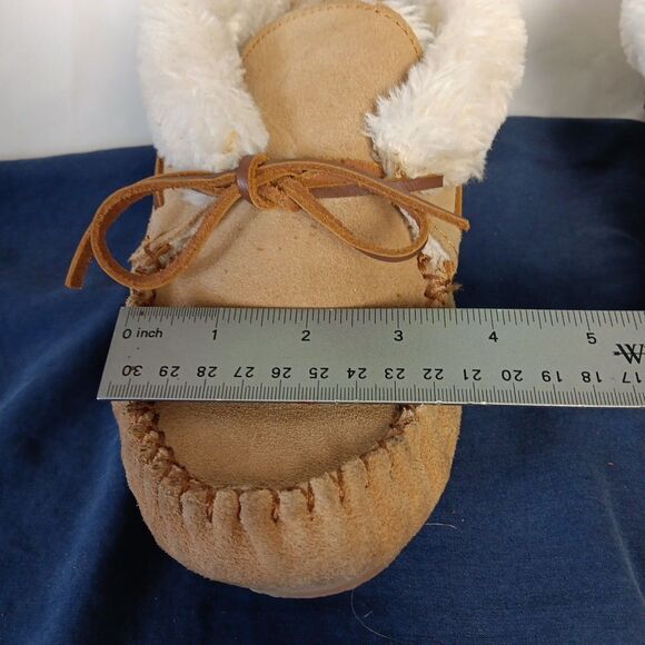 Minnetonka Womens Chrissy Bootie Moccasin Slipper Cinnamon Size 9M - Picture 14 of 14